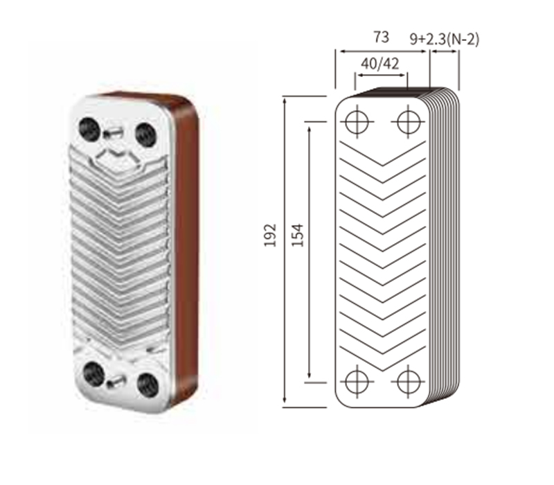 (XX)CDXLV Yacht accessiones calor exchanger